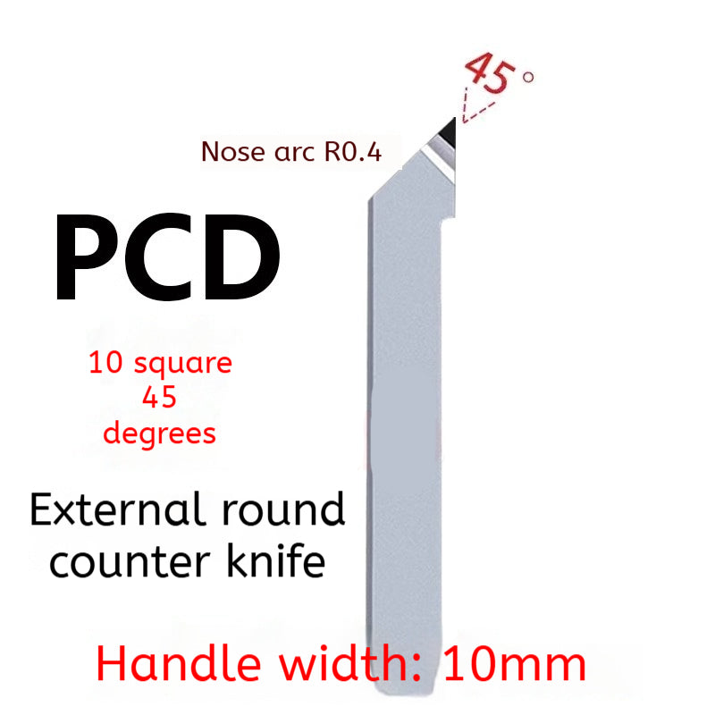 1163-PCD diamond turning tool cylindrical plane super bright CBN boron nitride tool 20 square 60/90 degrees gemstone knife non-standard Shandong Denso Pricision Tools Co.,Ltd.